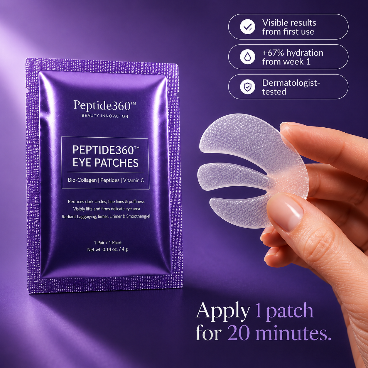 Peptide360 Eye Patches